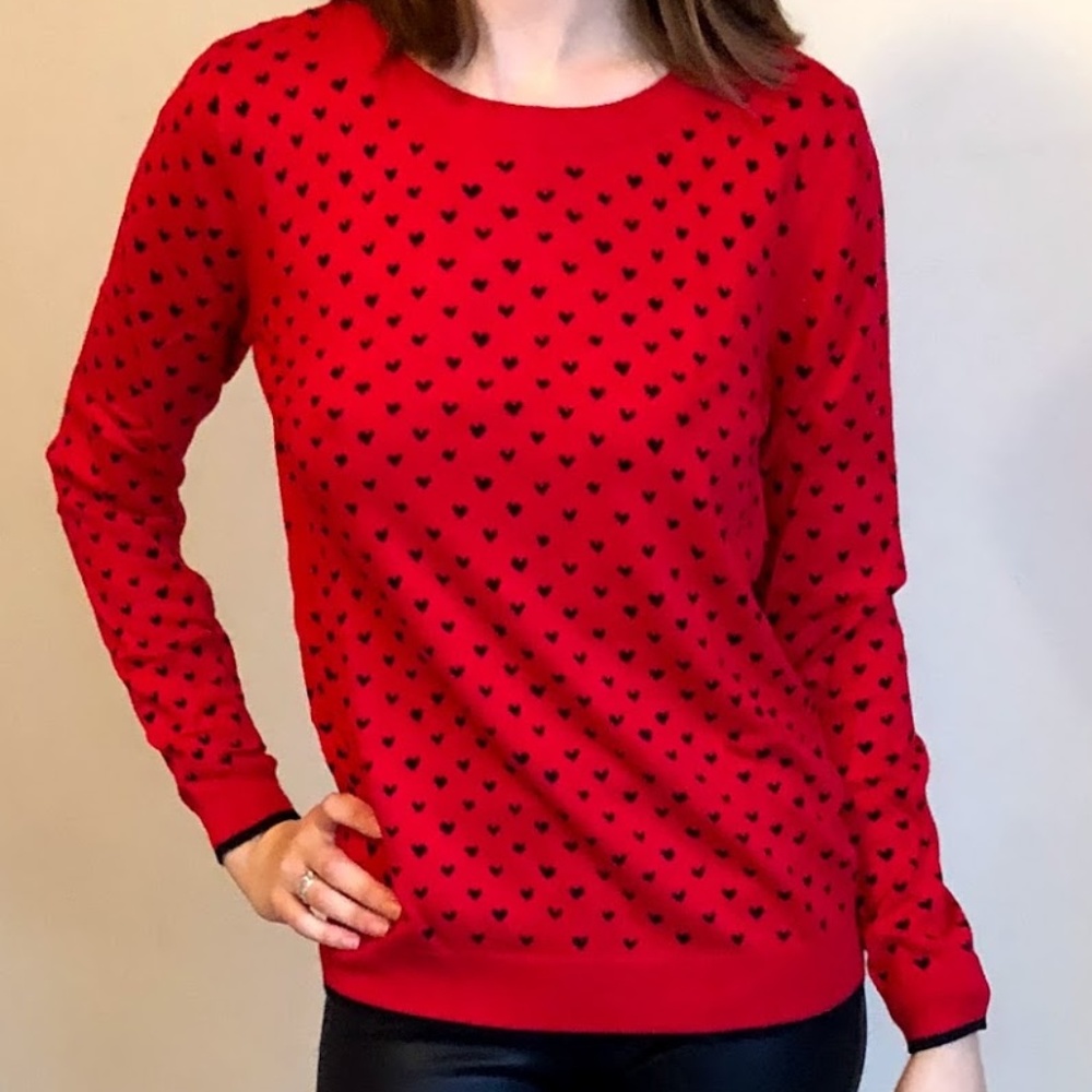 Red Hearts Sweater